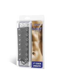 Сбруя на член на шнуровке 5  Cock Sheath - BlueLine - купить с доставкой в Находке