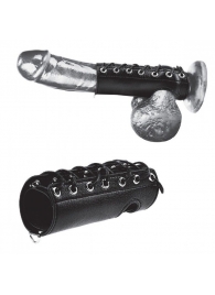 Сбруя на член на шнуровке 5  Cock Sheath - BlueLine - купить с доставкой в Находке