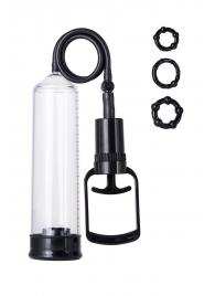 Вакуумная помпа A-toys с уплотнителем и эрекционными кольцами - A-toys - в Находке купить с доставкой