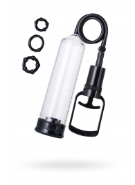 Вакуумная помпа A-toys с уплотнителем и эрекционными кольцами - A-toys - в Находке купить с доставкой