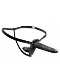 Женский страпон с вагинальной пробкой Double Penetrix Strap-on - 15 см. - Pipedream - купить с доставкой в Находке