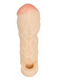 Закрытая удлиняющая насадка на пенис с подхватом мошонки T B Extension - Orion - в Находке купить с доставкой