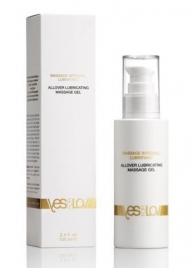 Массажный гель-смазка на силиконовой основе Allover Massage Gel - 100 мл. - YESforLOV - купить с доставкой в Находке