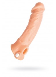 Удлиняющая насадка на пенис с вибрацией - 18,5 см. - ToyFa - в Находке купить с доставкой