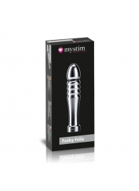 Ребристый фаллоимитатор для электростимуляции Funky Fella Rill Dildo - 13 см. - MyStim - купить с доставкой в Находке