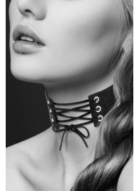 Оригинальный ошейник-чокер со шнуровкой - Bijoux Pour Toi - купить с доставкой в Находке