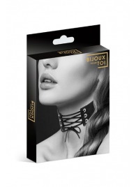 Оригинальный ошейник-чокер со шнуровкой - Bijoux Pour Toi - купить с доставкой в Находке