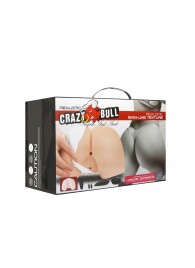 Вагина и попка с вибрацией CRAZY BULL - Baile - в Находке купить с доставкой