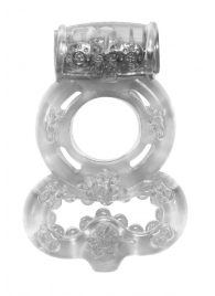 Прозрачное эрекционное кольцо Rings Treadle с подхватом - Lola Games - в Находке купить с доставкой