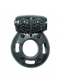 Черное эрекционное кольцо с вибрацией Rings Axle-pin - Lola Games - в Находке купить с доставкой