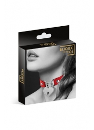 Красный чокер с замком в форме сердца - Bijoux Pour Toi - купить с доставкой в Находке