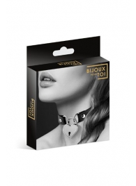 Черный чокер с замком в форме сердца - Bijoux Pour Toi - купить с доставкой в Находке