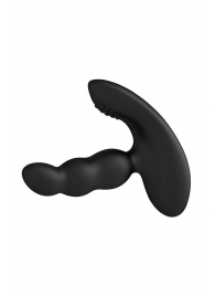 Черный силиконовый стимулятор простаты Levett Nitoc с пультом ДУ - Levett - в Находке купить с доставкой