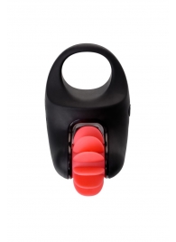 Чёрно-красное эрекционное виброкольцо Erotist - Erotist Adult Toys - в Находке купить с доставкой