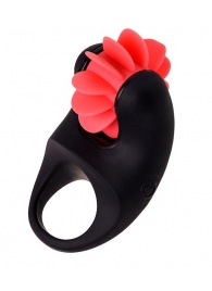 Чёрно-красное эрекционное виброкольцо Erotist - Erotist Adult Toys - в Находке купить с доставкой