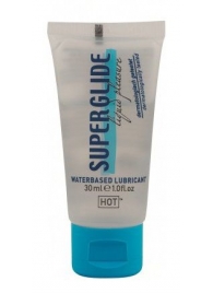 Гель-смазка на водной основе для чувствительной кожи Superglide - 30 мл. - HOT - купить с доставкой в Находке