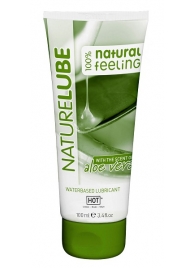 Лубрикант на водной основе NatureLube с алоэ вера - 100 мл. - HOT - купить с доставкой в Находке