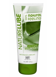Смазка на водной основе с алоэ вера Nature Lube - 30 мл. - HOT - купить с доставкой в Находке