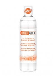 Гель-смазка 2-в-1 MASSAGE   LUBRICANT GUARANA - 300 мл. - Waterglide - купить с доставкой в Находке