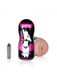 Мастурбатор-вагина Sex In A Can Vibra Vagina Tunnel - Lovetoy - в Находке купить с доставкой