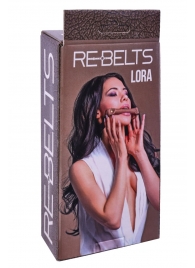 Кляп-трензель Lora с металлическими кольцами - Rebelts - купить с доставкой в Находке