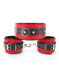 Кожаный БДСМ-набор - БДСМ Арсенал - купить с доставкой в Находке