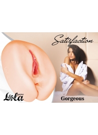 Мастурбатор с 2 тоннелями Satisfaction Gorgeous - Lola Games - в Находке купить с доставкой