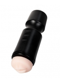 Мастурбатор-ротик A-Toys в черной колбе - A-toys - в Находке купить с доставкой