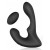 Черный силиконовый вибромассажер простаты с пультом ДУ - Sex Expert - в Находке купить с доставкой