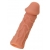 Телесная реалистичная насадка KOKOS Extreme Sleeve 05 с дополнительной стимуляцией - 12,7 см. - KOKOS - в Находке купить с доставкой
