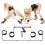 Комплект наручников и наножников с распорками Spread  em Bar and Cuff Set - Pipedream - купить с доставкой в Находке