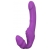 Фиолетовый безремневой вибрострапон DOUBLE DIPPER - Dream Toys - купить с доставкой в Находке