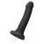 Черный фаллос с имитацией эякуляции Silicon Cum Dildo L - 19,6 см. - Strap-on-me - купить с доставкой в Находке