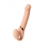 Телесный безремневой вибрострапон Vibrating Bendable Strap-On L - Strap-on-me - купить с доставкой в Находке