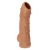 Телесная насадка с пупырышками и открытой головкой Nude Sleeve S - 10 см. - KOKOS - в Находке купить с доставкой