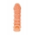 Телесная закрытая насадка с пупырышками Cock Sleeve Size M - 15,6 см. - KOKOS - в Находке купить с доставкой