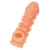 Телесная закрытая насадка с пупырышками Cock Sleeve Size L - 17,6 см. - KOKOS - в Находке купить с доставкой