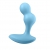 Голубой анальный вибростимулятор Deep Driver - 11,2 см. - Satisfyer - в Находке купить с доставкой
