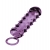 Закрытая фиолетовая насадка с пупырышками SAMURAI PENIS SLEEVE PURPLE - 14,5 см. - NMC - в Находке купить с доставкой