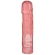 Розовая фаллическая насадка Vac-U-Lock 8  Crystal Jellies Dong - 20,3 см. - Doc Johnson - купить с доставкой в Находке