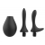 Черный анальный душ Nexus Anal Douche Set с 2 сменными насадками - Nexus Range - купить с доставкой в Находке