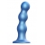 Голубая насадка Strap-On-Me Dildo Plug Balls size S - Strap-on-me - купить с доставкой в Находке