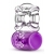 Фиолетовое эрекционное виброкольцо Pleaser Rechargeable C-Ring - Blush Novelties - в Находке купить с доставкой