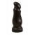Чёрный массажёр простаты с приплюснутой головкой - 13 см. - LOVETOY (А-Полимер) - в Находке купить с доставкой