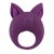 Фиолетовое перезаряжаемое эрекционное кольцо Kitten Kiki - Lola Games - в Находке купить с доставкой