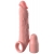 Телесная насадка-удлинитель 2 Inch Silicone X-tension with Strap - 20,3 см. - Pipedream - в Находке купить с доставкой