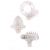 Набор из 3 прозрачных эрекционных колец с вибрацией Teasers Ring Kit - Chisa - в Находке купить с доставкой