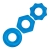 Комплект из трех голубых колец для эрекции 3-Pack Nuts   Bolts Stretch Cock Ring Set - BlueLine - в Находке купить с доставкой
