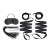 Эротический набор 4PC Bondage Bed Strap   Flogger Kit - Lux Fetish - купить с доставкой в Находке