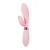 Нежно-розовый вибратор-кролик с независимыми моторчиками Indeep Malena - 21,5 см. - Indeep